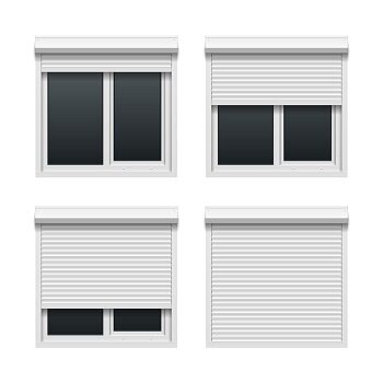 window-with-roller-shutters-vector